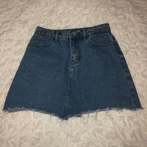 Denim skirt